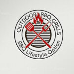 Outdoor Barbeque Grills Niche Blogging Logo